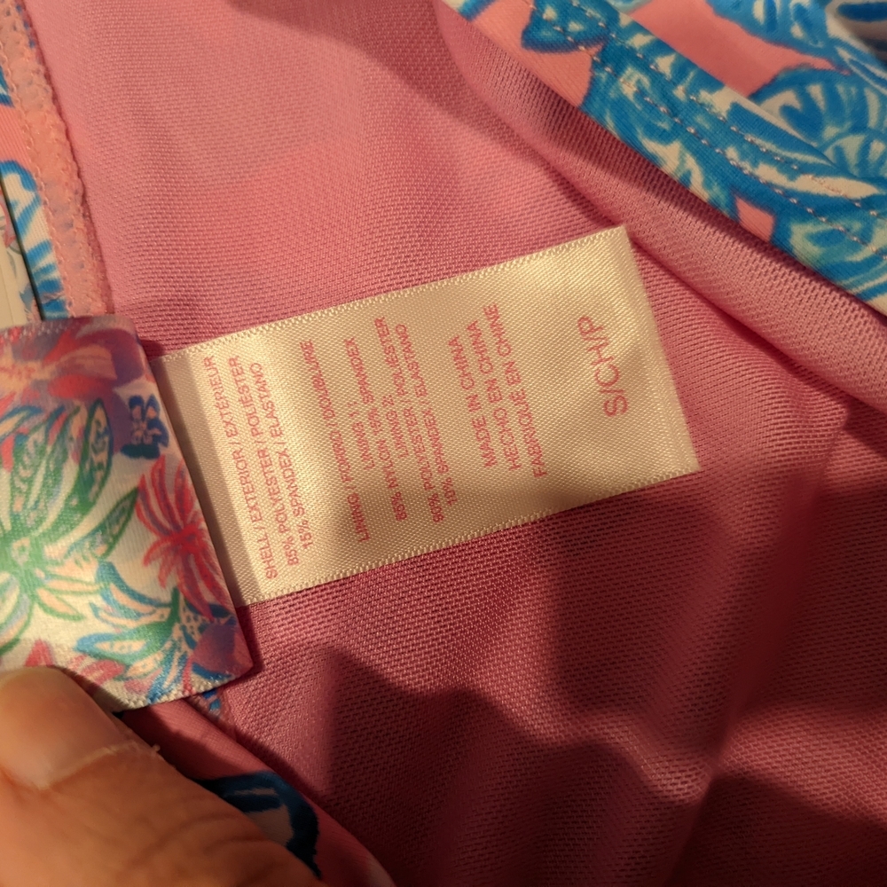 Pink and Blue Swimsuit - Picture 9 of 12